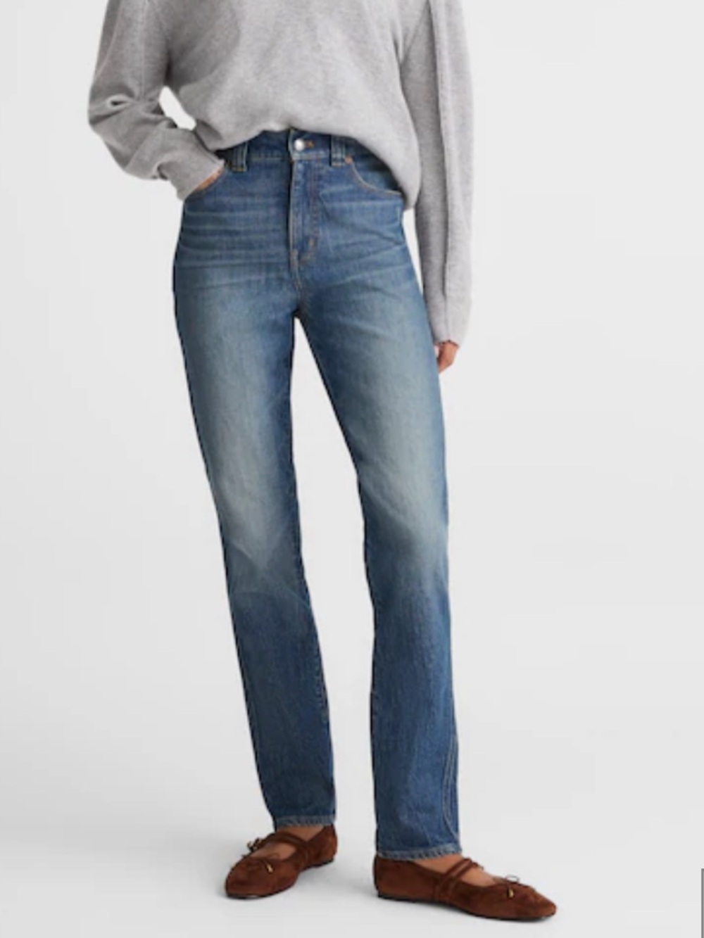 Madewell Mid Blue Women’s “The Perfect Vintage Straight Jean” • Size 26T